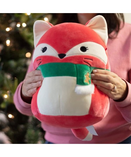 Squishmallow 10" FiFi The Fox Christmas Plush - Official Kellytoy Holiday Plush - Adorable Squishy Soft Fox Stuffed Animal To...