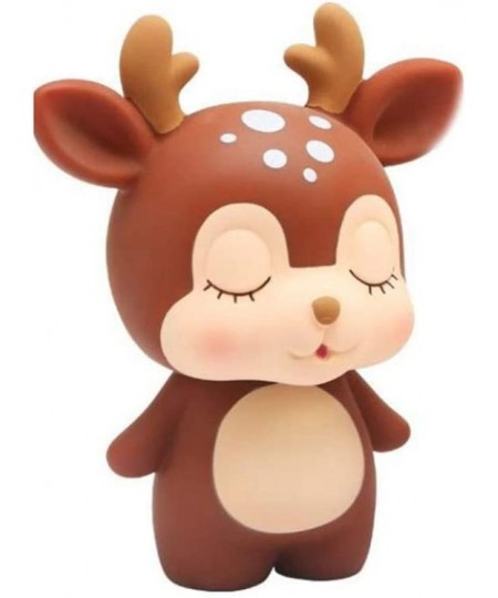 Piggy Bank for Girls Coffee Deer Piggy Bank Cute Money Bank for Decor Gift $27.16 - Kids' Money Banks