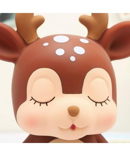 Piggy Bank for Girls Coffee Deer Piggy Bank Cute Money Bank for Decor Gift $27.16 - Kids' Money Banks