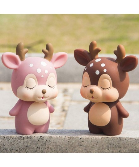 Piggy Bank for Girls Coffee Deer Piggy Bank Cute Money Bank for Decor Gift $27.16 - Kids' Money Banks