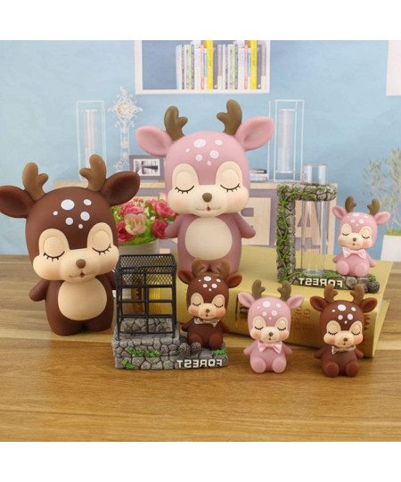 Piggy Bank for Girls Coffee Deer Piggy Bank Cute Money Bank for Decor Gift $27.16 - Kids' Money Banks