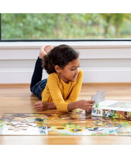 Above + Below Backyard Discovery - 48-Piece Jigsaw Floor Puzzle - for Kids Ages 4 Years and up - Heavy-Duty Box for Storage -...