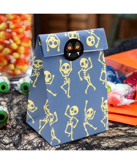 Halloween Stickers Roll Great for Halloween Party Favors 500Pcs 1.5Inch Round Label Self-Adhesive Stickers for Halloween Part...