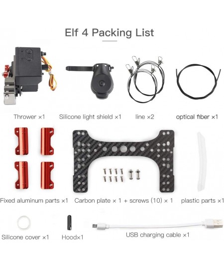 Compatible DJI Phantom 4 Drone Clip Drop Kit Payload Delivery Drop Transport Device Drone Release Fishing Bait Carrying Weddi...