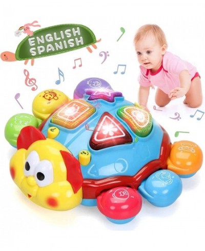 Spanish English Baby Toys with Light Music Juguete Bilingue para Bebes Crawling Bilingual Toys for Babies 12 18 Months Musica...