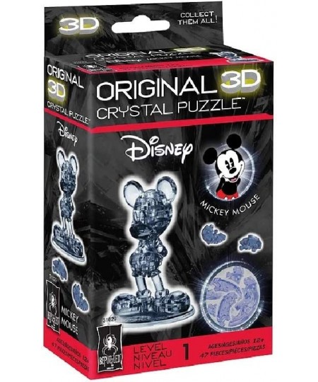 Mickey Mouse 2 (black) Licensed Crystal Puzzle from BePuzzled 3D Crystal Puzzles and Brainteasers for Puzzlers Ages 12 and Up...