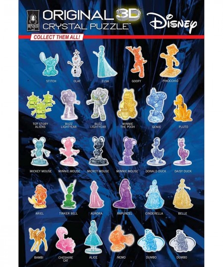 Mickey Mouse 2 (black) Licensed Crystal Puzzle from BePuzzled 3D Crystal Puzzles and Brainteasers for Puzzlers Ages 12 and Up...