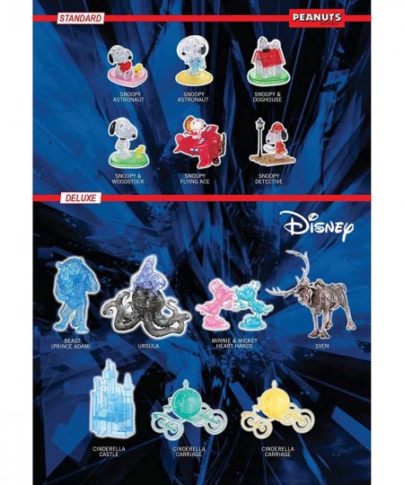 Mickey Mouse 2 (black) Licensed Crystal Puzzle from BePuzzled 3D Crystal Puzzles and Brainteasers for Puzzlers Ages 12 and Up...