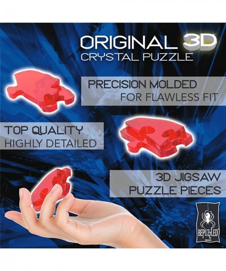 Mickey Mouse 2 (black) Licensed Crystal Puzzle from BePuzzled 3D Crystal Puzzles and Brainteasers for Puzzlers Ages 12 and Up...