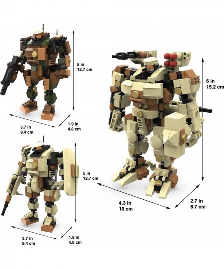 Mecha Frame Ranger Sergeant and Titan Construction Figures Building Toys $121.78 - Toy Building Sets