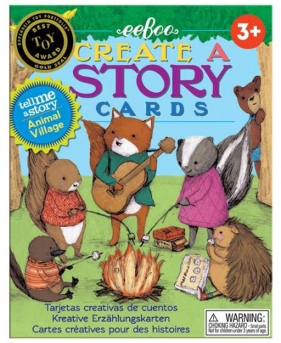 eeBoo: Animal Village Create A Story Pre-Literacy Cards 36 Cards Included in the Set Encourages Imagination Creativity and St...