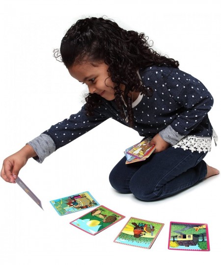 eeBoo: Animal Village Create A Story Pre-Literacy Cards 36 Cards Included in the Set Encourages Imagination Creativity and St...