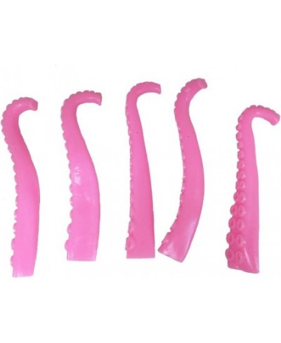 5 Silicone Finger Tentacle Puppets Pink $25.12 - Finger Puppets