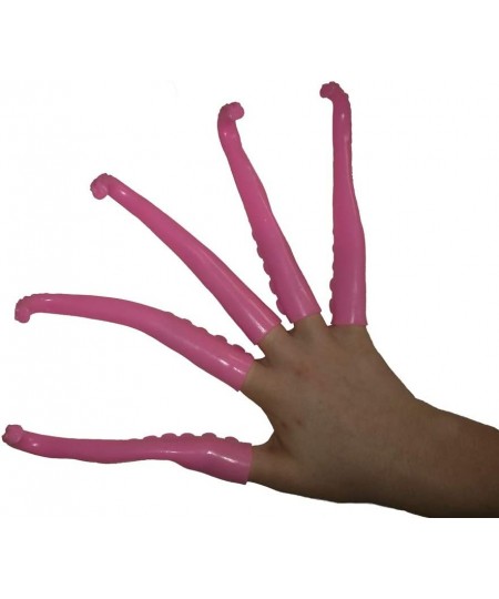 5 Silicone Finger Tentacle Puppets Pink $25.12 - Finger Puppets