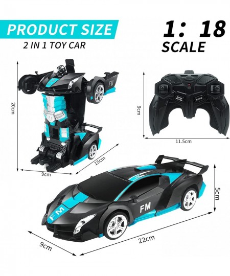 Remote Control Car for Toddlers Boys Girls | Transformation Car Robot - 1:18 Scale Drifting RC Cars Transforming Robot Cars T...