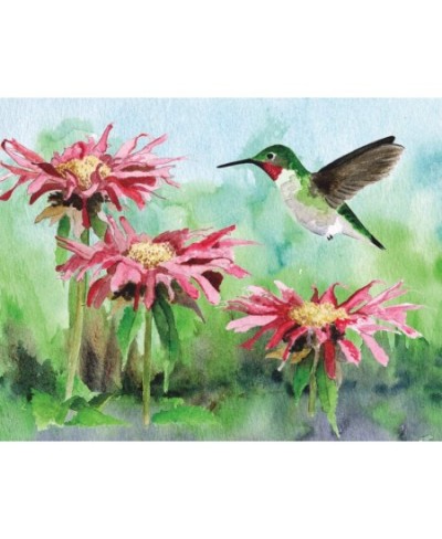 Cornell Lab Ruby-Throated Hummingbird Mini - 100 Piece Jigsaw Puzzle $23.10 - Jigsaw Puzzles