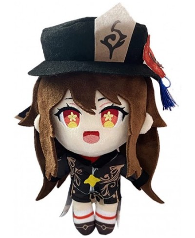 HuTao Paimon Plush Doll Soft Stuffed Toys Anime Cosplay Pillow Gifts(One Size Black) $39.18 - Kids' Plush Toy Pillows