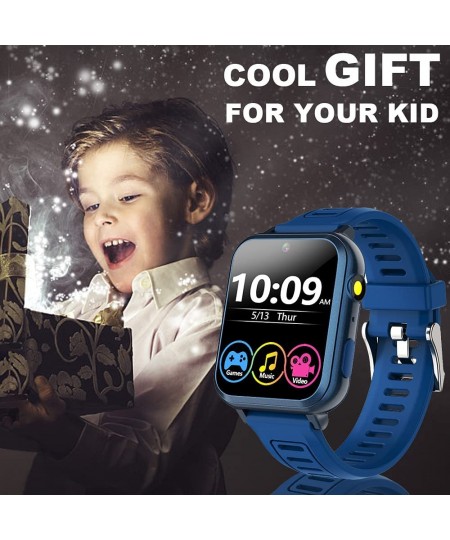 Smart Game Watch for Kids Kids Smart Watch with 16 Puzzle Games 1.44" HD Touch Screen Music Player Camera Video Recorder Alar...