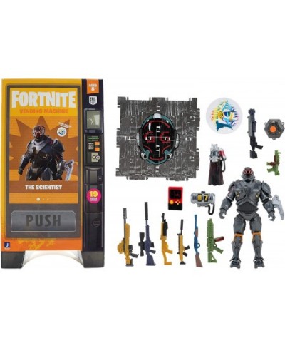 Vending Machine Includes Highly-Detailed and Articulated 4-inch The Scientist Figure Weapons Back Bling Building Materials Mo...