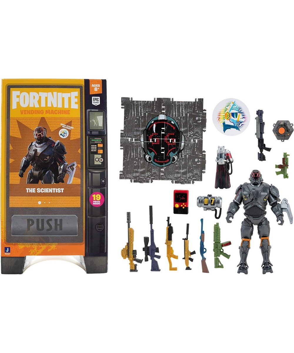 Vending Machine Includes Highly-Detailed and Articulated 4-inch The Scientist Figure Weapons Back Bling Building Materials Mo...