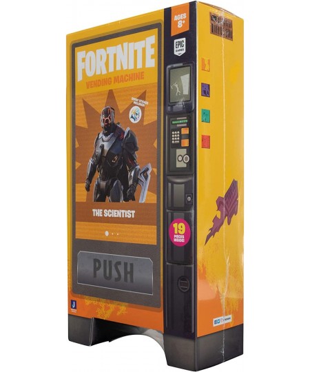 Vending Machine Includes Highly-Detailed and Articulated 4-inch The Scientist Figure Weapons Back Bling Building Materials Mo...