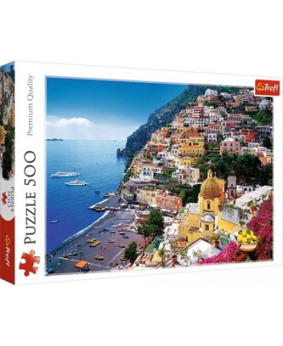 Red 500 Piece Jigsaw Puzzle - Positano Italy/Fototeca $26.92 - Jigsaw Puzzles