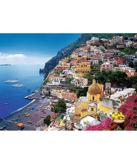 Red 500 Piece Jigsaw Puzzle - Positano Italy/Fototeca $26.92 - Jigsaw Puzzles