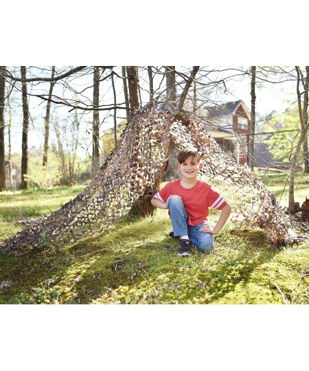 Camouflage Net for Kids 9-Feet by 5-Feet for Camping Hiking Indoor and Outdoor Play Boys and Girls Ages 3+ $32.93 - Kids' Pla...