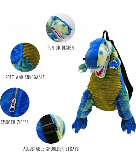 Kids Dinosaur Stuffed Backpack Cute Plush Realistic Travel Bag for Ages 3 and up $43.63 - Plush Figure Toys