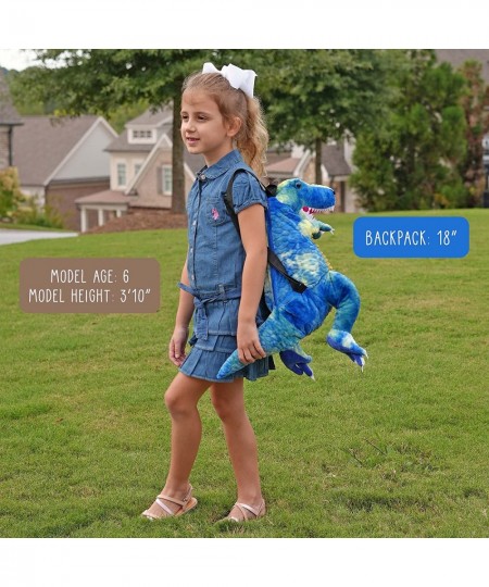 Kids Dinosaur Stuffed Backpack Cute Plush Realistic Travel Bag for Ages 3 and up $43.63 - Plush Figure Toys