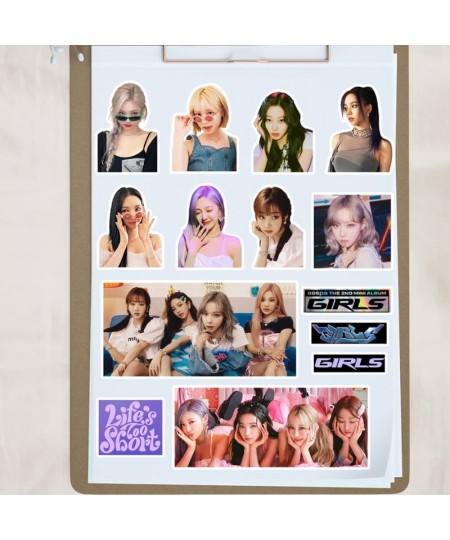 AESPA Girls Sticker Pack +AESPA Life is Too Short Stickers 100pcs Aespa New Album Waterproof Stickers Kpop AESPA Stickers Set...