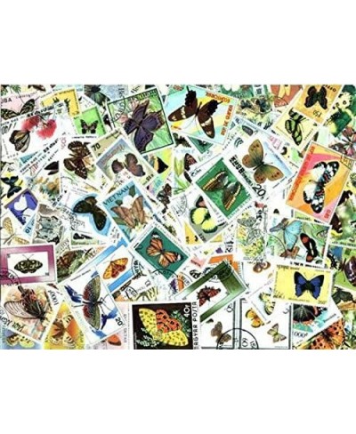 Butterflies on Stamps Collection - 200 Different Stamps $17.42 - Collectible Postage Stamps