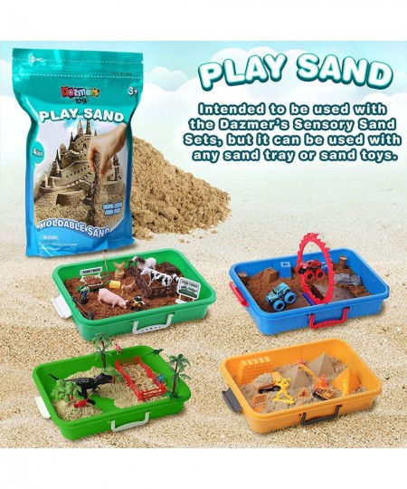 Pink Play Sand 4 LB Refill Pack for Your Sand Toys or Playsets - Bulk Replacement Sensory Sand Feels Wet but is Dry - Sticks ...