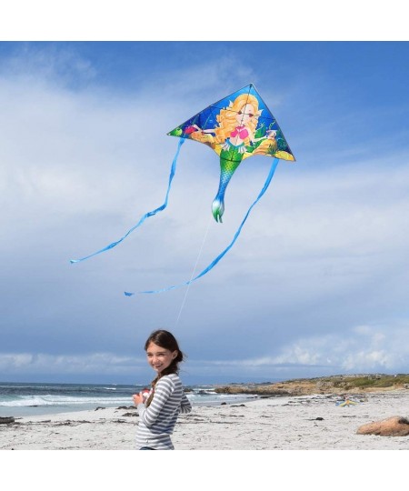 Mermaid Kite for Girls & Kids Easiest to Fly Delta Kite $26.85 - Kites & Wind Spinners