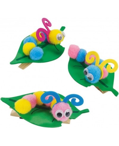 Pom Pom Caterpillar Note Holder Craft Kit - Crafts for Kids and Fun Home Activities $32.21 - Kids' Drawing & Writing Boards