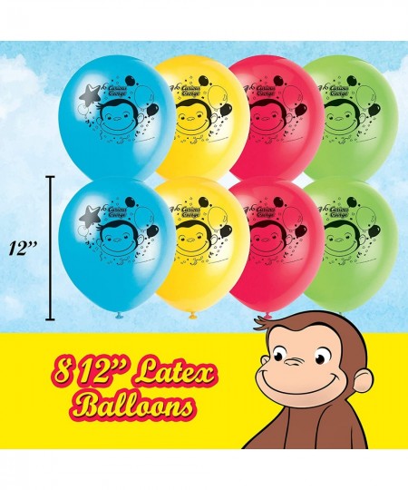 Curious George Party Balloons Bundle | Multicolor Themed Balloons Latex & Foil | Kids Birthday Party Officially Licensed $18....