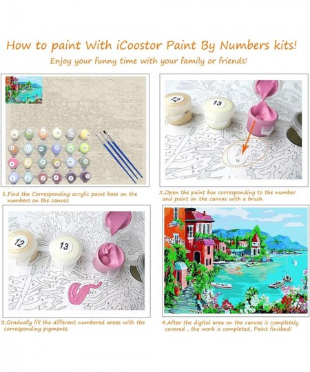 Paint by Numbers for Adults: Beginner to Advanced Number Painting Kit - Fun DIY Adult Arts and Crafts Projects Cartoon Sailor...