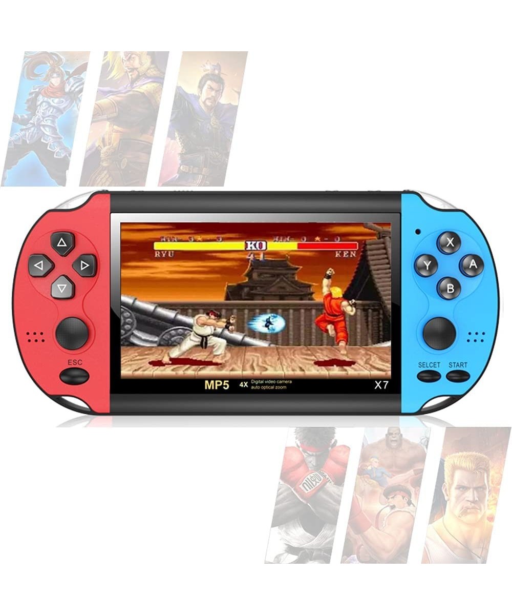 Handheld Game Console 4.3 inch Retro Handheld Games Consoles Built-in Classic Games Rechargeable Battery Portable Style Hand ...