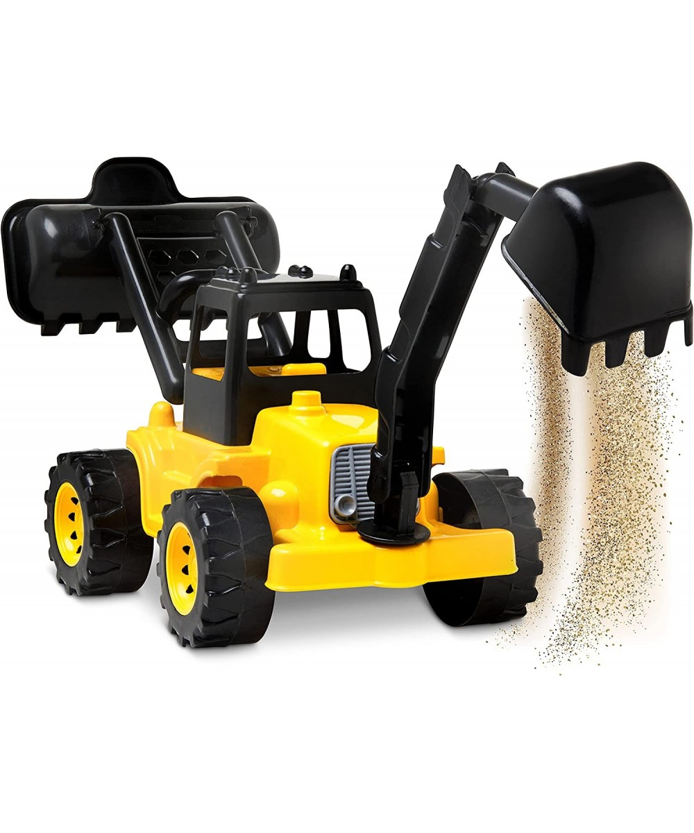 Backhoe Toy Construction Truck | Front Loader and Excavator Scoop Truck for Kids and Toddlers $20.83 - Kids' Play Constructio...