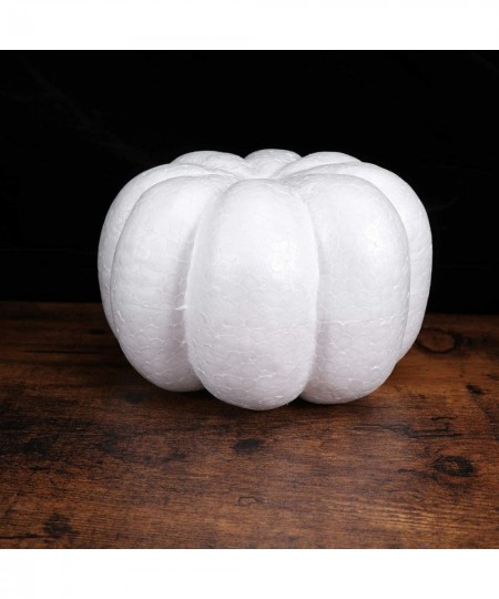 3Pcs Foam Pumpkins for Crafts Simulation Pumpkin Decoration Halloween Harvest Thanksgiving Party Centerpieces (2Pcs 13CM + 1P...