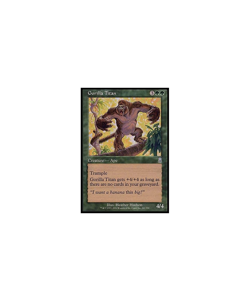 Gorilla Titan - Odyssey $11.50 - Card Games