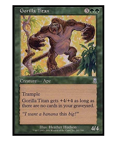 Gorilla Titan - Odyssey $11.50 - Card Games