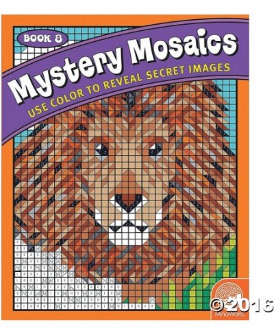 Color by Number Mystery Mosaics: (Book 8) $22.95 - Craft Kits