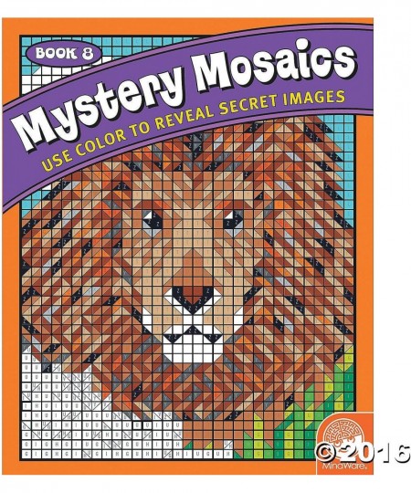 Color by Number Mystery Mosaics: (Book 8) $22.95 - Craft Kits