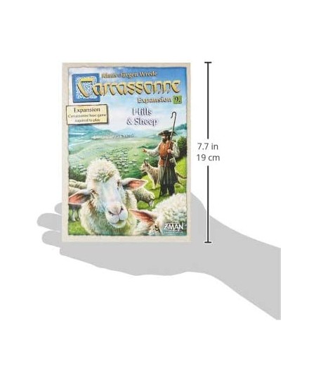 Carcassonne Hills & Sheeps Board Game Expansion 9 | Family Board Game | Board Game for Adults and Family | Strategy Board Gam...