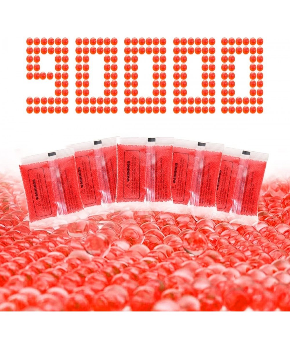 Gel Splatter Ball Blaster Refill Ammo 7-8 mm 90000 Pieces Non-Toxic Eco Friendly Water Gel Splater Ball Bullets Compatible wi...