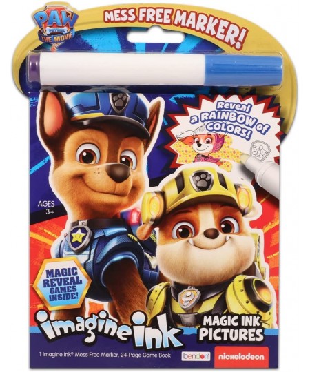 Paw Patrol Coloring Book Super Set - Paw Patrol Bundle with Imagine Ink Color and Trace Book Stickers Tattoos | Paw Patrol Pa...