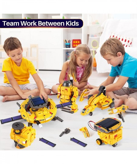 STEM Projects for Kids Age 8-12 Science Kits for Boys Solar Robot Space Toys Gifts for 8-14 Year Old Teen Boys Girls 120Pcs B...