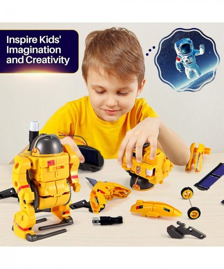 STEM Projects for Kids Age 8-12 Science Kits for Boys Solar Robot Space Toys Gifts for 8-14 Year Old Teen Boys Girls 120Pcs B...