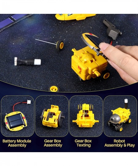 STEM Projects for Kids Age 8-12 Science Kits for Boys Solar Robot Space Toys Gifts for 8-14 Year Old Teen Boys Girls 120Pcs B...